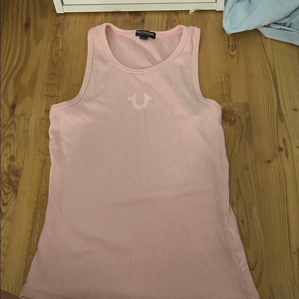 True Religion Light Pink Tank Top